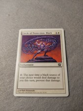 2003 Magic The Gathering Eighth Edition #10 Circle of Protection Black U :W: