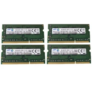 Samsung 4x8GB 1RX8 DDR3 1600MHz PC3-12800S 204PIN SODIMM Laptop RAM Memory 1.5V - Picture 1 of 1