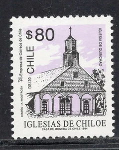 1006 - Chile 1994 - Churches of the Island Chiloe - MNH Set - Picture 1 of 2