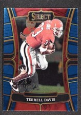 2023 Select Draft Picks Base Concourse Blue #88 Terrell Davis - Georgia Bulldogs