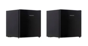 Cookology Table Top Mini Fridge & Freezer Bundle Compact Freestanding - Black - Picture 1 of 5