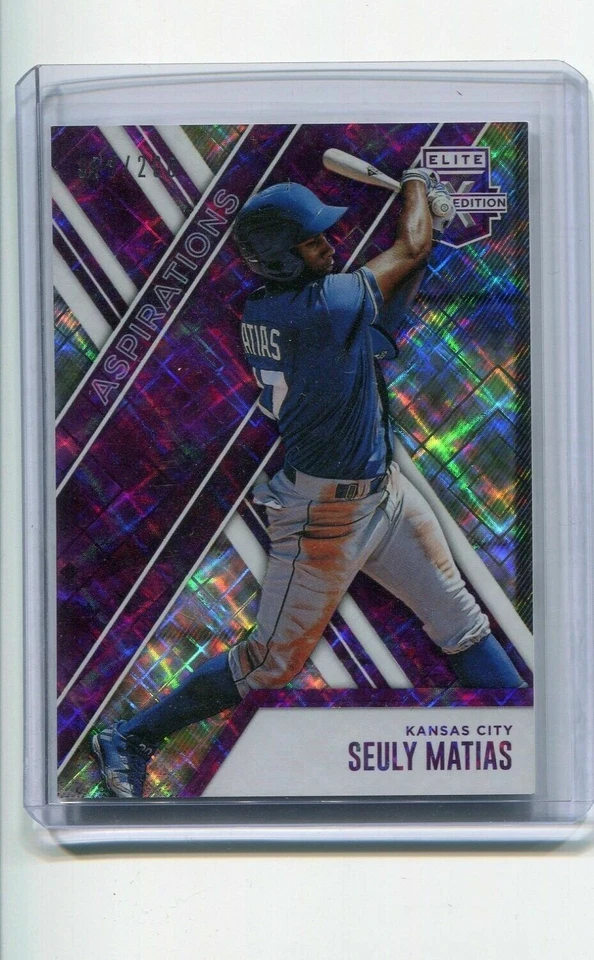 2017 Elite Extra Edition Aspirations Purple Seuly Matias 73/200 - Image 1 of 1