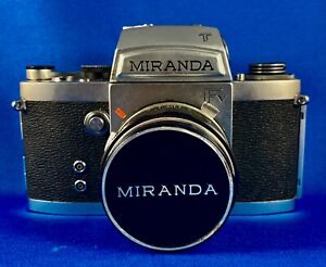 Vintage Miranda FV T Film SLR Camera w/ 50mm f1.9 Lens Not Tested As Is w/case