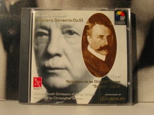 STRAUSS SYMPHONIA DOMESTICA ELGAR ENIGMA SEAMAN CD  - Foto 1 di 1