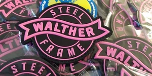 WALTHER - 2D & 3D PVC PATCH  - PINK FOR LADY - Picture 1 of 6