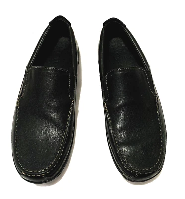 Cole Haan Mocasines Para Hombre Talla 8 1/2 M Tucker Zapatos de Cuero Veneciano C03557 Negro Foto 1 de 4
