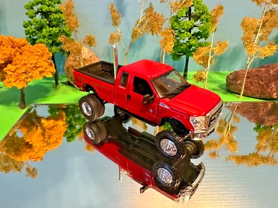 2016 福特 F-250 定制升降 G-5 升降套件加长驾驶室后立管消声器 — 第 1/3 张图片