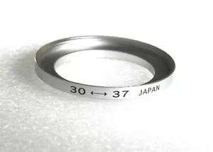 30-37mm Step-Up Ring Adapter - 30mm-37mm Trittring - SILBER - NEU - Bild 1 von 2
