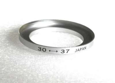 30-37mm Step-Up Ring Adapter - 30mm-37mm Stepping Ring - SILVER - NEW - Image 1 of 2
