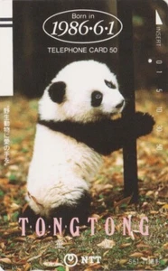 Télécarte ancienne JAPON - ANIMAL - PANDA GEANT - JAPAN FRONT BAR phonecard - Imagen 1 de 1