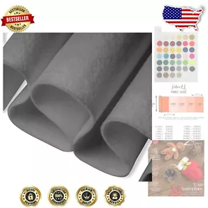 Versatile Platinium Grey Acrylic Felt - 5 Yards, Perfect for Crafting & Sewing - Picture 1 of 11