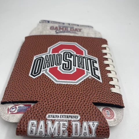Game Day Outfitters NEW Ohio State Buckeyes Can Koozie Holder Football Design Cover