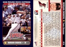 Morgan Ensberg 2006 MultiAd Round Rock Express #34 Card *AutographDen*
