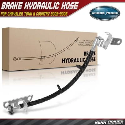 Rear Left Brake Hydraulic Hose for Chrysler Town & Country 03-06 Dodge Caravan - Image 1 of 4