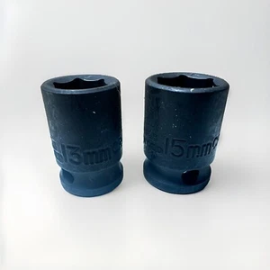 13mm & 15mm HALFORDS ADVANCED 3/8” Drive Impact 6 Point Sockets - Picture 1 of 2