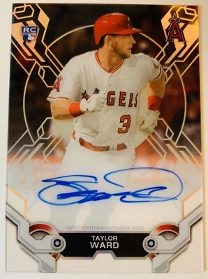 2019 Topps High Tek Taylor Ward Autograph Rookie Card #HT-TW Angels - Image 1 of 2