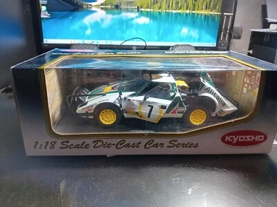 LANCIA STRATOS HF ALITALIA SAFARY RALLY 1977 N7 KYOSHO 1/18  - Immagine 1 di 4