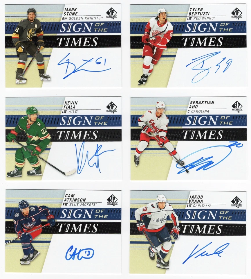 2019-20 SP Authentic Sign of the Times Autograph Auto Pick From List !! - Image 1 of 1