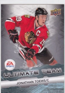 11/12 UD..JONATHAN TOEWS..EA ULTIMATE TEAM..# EA-5..BLACKHAWKS..COMBINED SHIP - Picture 1 of 1