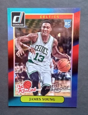 Donruss James Young The Rookies 76/99 2014-15 prueba de artista paralelo #11 SP como nuevo Foto 1 de 3