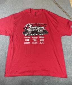 2012 TRISTAR MOTORSPORTS BAJA 1000 MEXICO T-SHIRT - Men’s XL Red HANES COMFORT - Picture 1 of 18