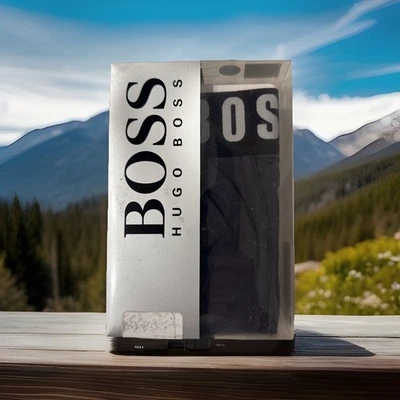 BOSS HUGO BOSS Mens  MODAL STRETCH TRUNK Boxer Brief SIZE S Underwear DK GY - Image 1 of 2