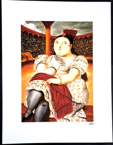 Fernando Botero  - En la Plaza  - 50x65 cm Limitierte Auflage Nr. 60/250 - Bild 1 von 4