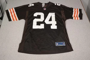 Camiseta de fútbol americano de los Cleveland Browns para hombre grande marrón naranja NFL Nick Chubb 24 - Imagen 1 de 6
