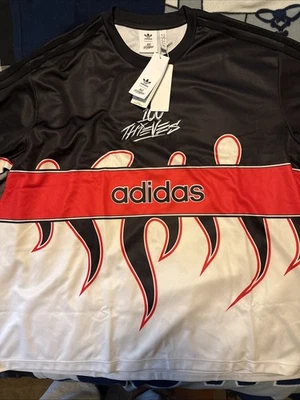 Camiseta Adidas Originales 100 Ladrones Manga Larga Nueva con Etiquetas JD8174 Para Hombre Talla XXL Foto 1 de 4