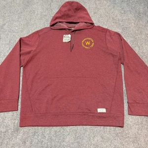 NEW Washington Commanders Hoodie Mens Extra Large Red Sweatshirt Pullover NFL - Picture 1 of 11