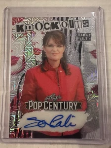2023 Leaf Pop Century Knockouts Sesh Palin /10 Mojo Auto Alaska Governor - Picture 1 of 2