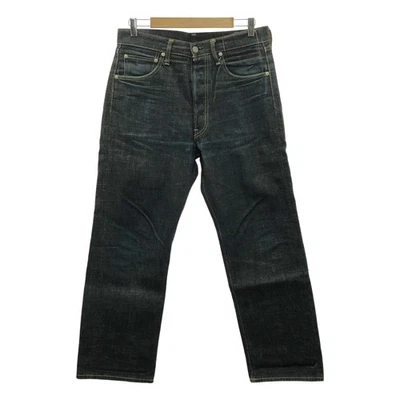 Mens Visvim visvim Bizvim Leather Patch Denim Selvedge Pants 32 Indigo Men s - Image 1 of 4