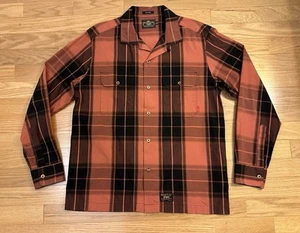 WTAPS Vatos LS Shirt Red Cotton Check Flap Pockets XL Flannel Plaid Futura Recon - Picture 1 of 8