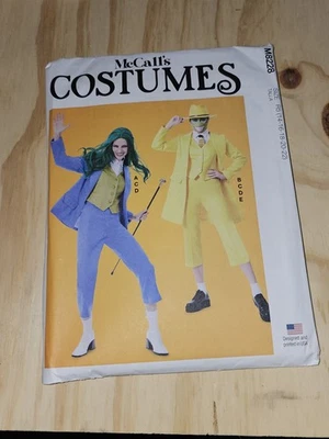 McCalls M8228 The Mask & Joker Cosplay Costume Misses Sewing Pattern R5 Sz 14-22 - Image 1 of 4