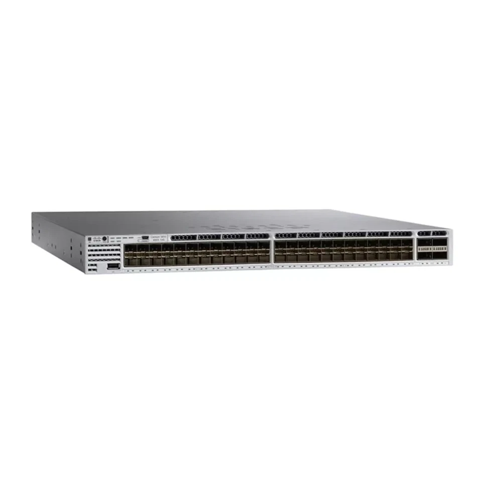 Cisco WS-C3850-48XS-F-S 48xSFP+ 10G 4xQSFP+ 40G iOS IP Base Managed Switch 1PSU - Photo 1/1