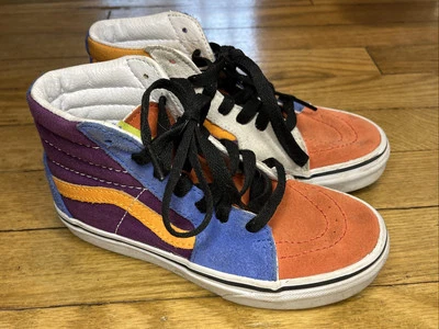 Vans Sk8 Zapatillas Hi Zip Mezcla y Combina Informales Gamuza/Lona Niños Talla 13.5 Foto 1 de 4