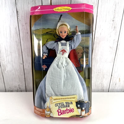 Mattel Barbie 1995 Vintage Civil War Nurse Doll American Stories #14612 NRFB - Image 1 of 4