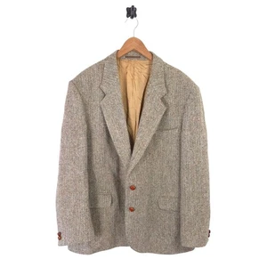 Mens Harris Tweed Blazer Jacket UK 48R - Picture 1 of 12