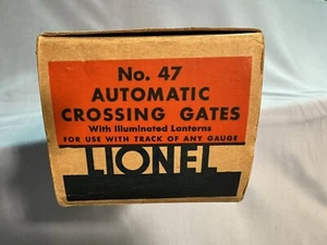 LIONEL ACCESSORY NO. 47 DOUBLE CROSSING GATE…VERY RARE!!!! - Picture 1 of 3