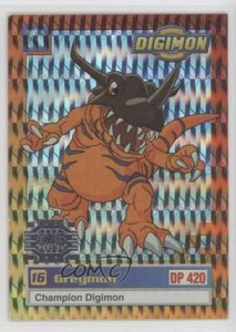1999 Upper Deck Digimon - Series 1 Exclusive Preview Foil & Stamp Greymon 0oq2