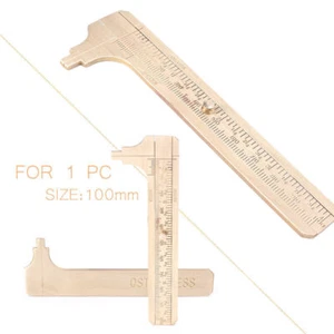 4 pollici/100 mm ottone CALIPER scorrevole Vernier righello calibro gemma strumento misurazione perline - Foto 1 di 7
