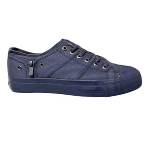 LEVIS 535074-U90 CREMALLERA EX LONA BAJA Jr's (Mediano) Azul Marino Mono Lona Zapatos de Skate - Imagen 1 de 4