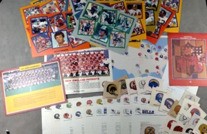 VINTAGE LOT 1984 NFL FAN COLLECTOR TEAM MEMORABILIA TEAM LETTERS PHOTOS ETC. - Picture 1 of 18