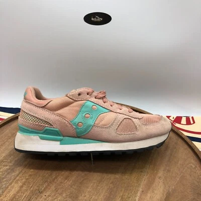 Zapatillas deportivas retro de gamuza rosa sombra Saucony para mujer talla 7 Foto 1 de 4