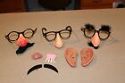 Vintage Plastic Topstone Halloween Face Nose Glasses Made In Hong Kong