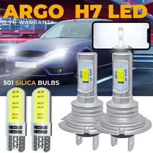 For Ford Mondeo MK3 Headlight Led Xenon White 2000-07 Low Beam Side Light Bulbs - Picture 1 of 17