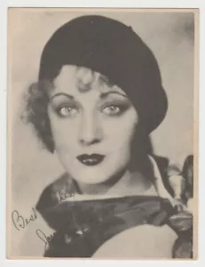 Tarjeta coleccionable grande Josephine Dunn 1920s Kashin Motion Picture Stars W618 - Imagen 1 de 2