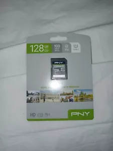 PNY 128GB microSDXC FLASH CARD ELITE - Picture 1 of 3