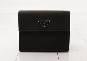 Prada Khaki Tessuto Nylon Compact Trifold Wallet **EBAY LIVE - Picture 1 of 1