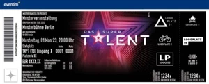 Supertalent Live Show Ticket 8.12.23 in Köln, 2x - Bild 1 von 1